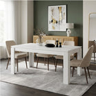 Azar Dining Table Rectangle 180 x 90cm - White