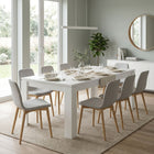 Azar Dining Table Rectangle 180 x 90cm - White
