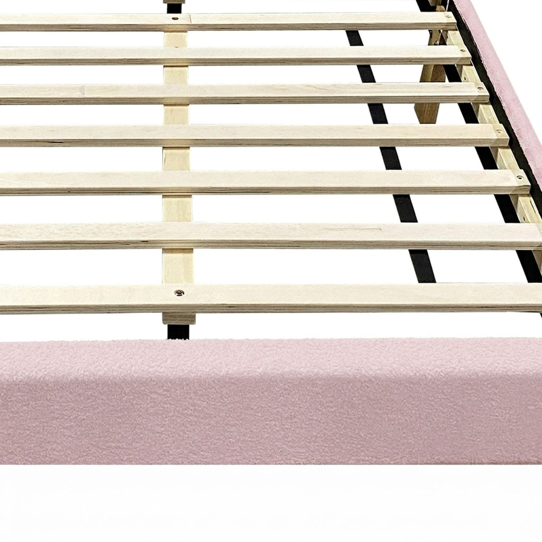 Lydia Key Frame Lydia King Single Bed Frame - Pink – Treasurebox