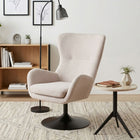 Arcus Velvet Armchair - Light Khaki