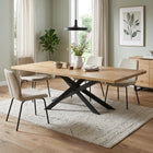 Croscen Rectangle Dining Table 240x95cm - Oak