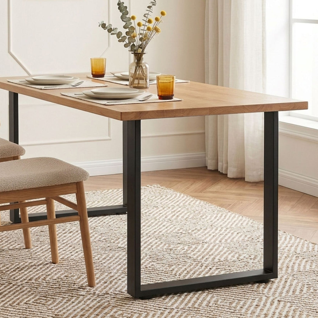 Varex Box Shape Metal Dining Table Legs 65x72.5cm - Set of 2 – Treasurebox