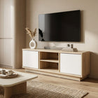 Thames 1.5m Entertainment Unit - Oak + White