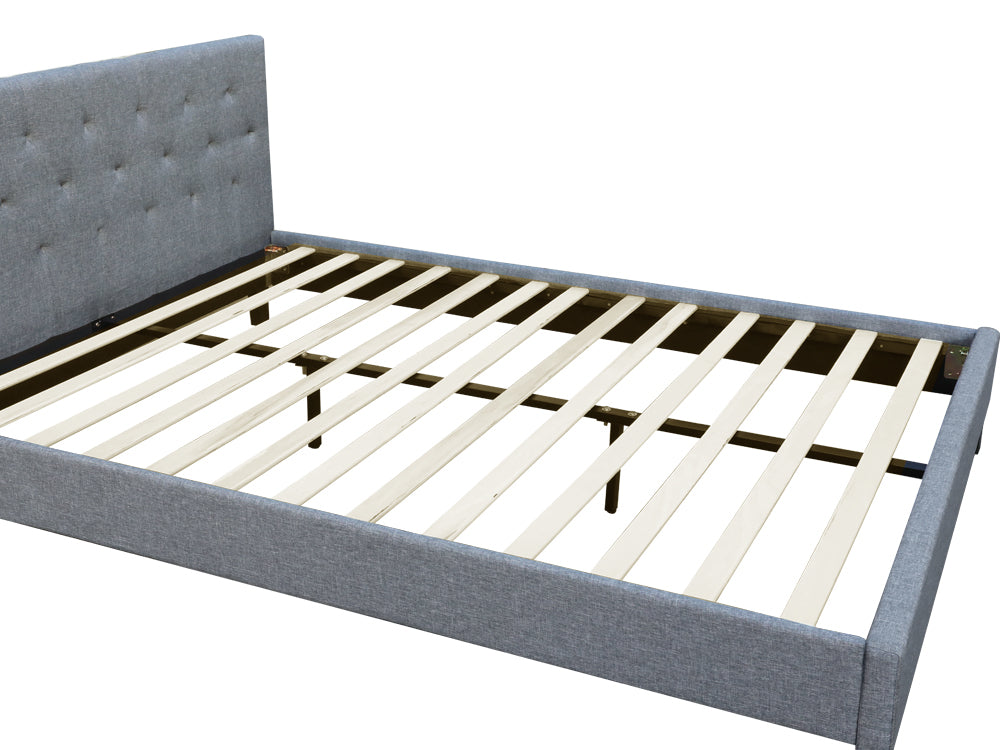 Treasurebox BLANE King Bed Frame - GREY