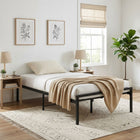 Isla King Single Metal Bed Frame - Black