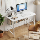 Carter 120cm Computer Desk - White
