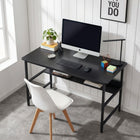 Carter 120cm Computer Desk - Black