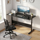 Hector 140cm Height-Adjustable Computer Desk - Black