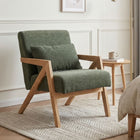 Aalto Velvet Armchair - Dark Green