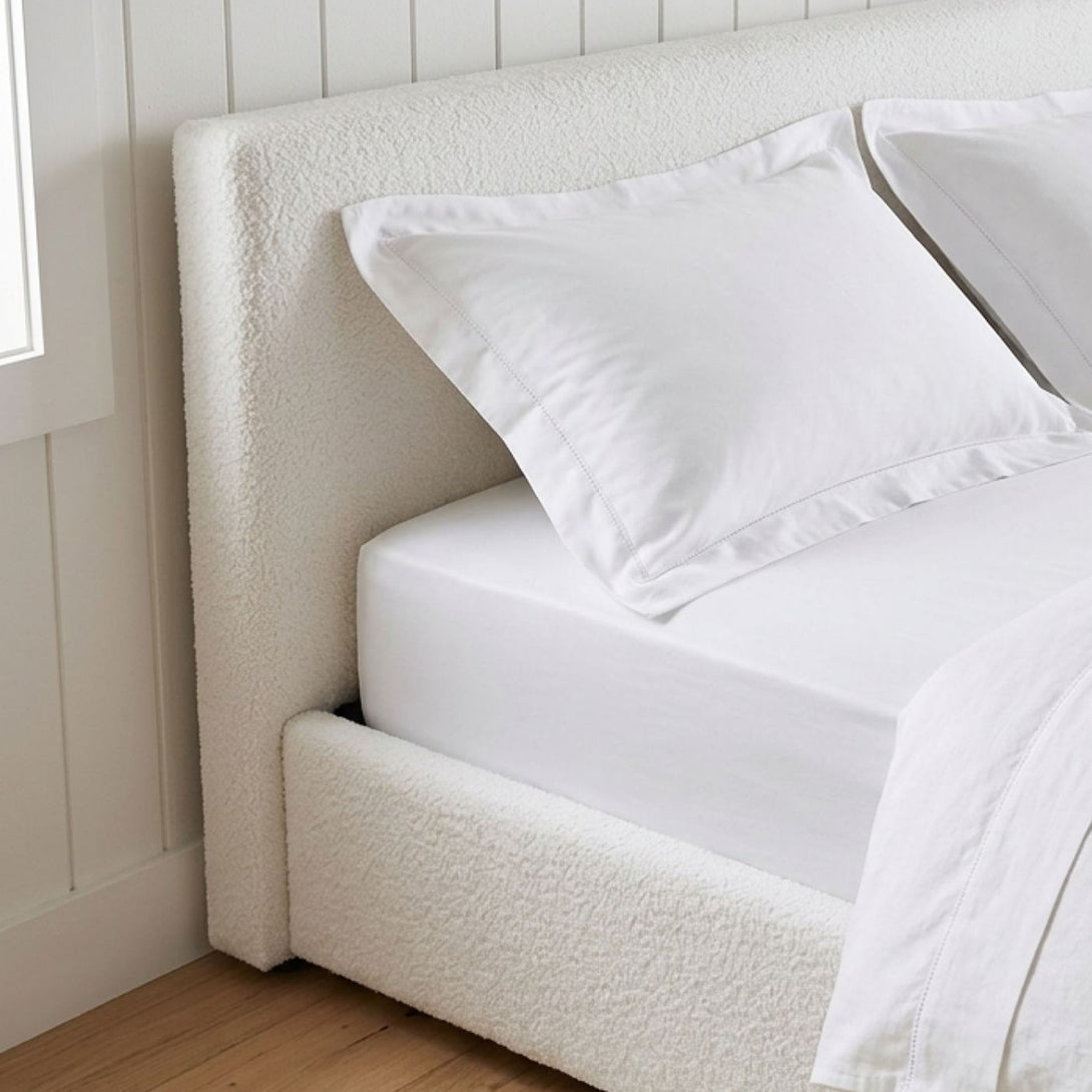 Belo Super King Teddy Gas Lift Bed Frame - White – Treasurebox