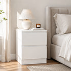 Hollis Bedside Table - White
