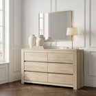 Borneo 6 Drawers Lowboy - Oak