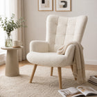 Airi Boucle Armchair - White