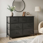 Madilyn 7 Drawers Lowboy - Black