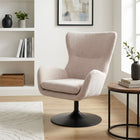 Arcus Velvet Armchair - Light Khaki
