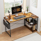 Omar Computer Corner Desk - Rustic Brown