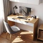 Schertz 100cm Computer Desk - Oak