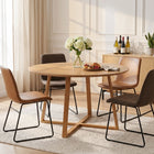 Crastin Round Dining Table 120x75cm - Oak