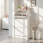 Matilda 3 Drawer Shoe Cabinet Storage Rack - White