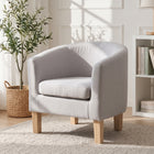 Ryan Tub Armchair  - Light Grey
