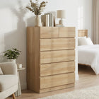 Harris 6 Drawers Tallboy - Oak