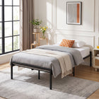 Isla King Single Metal Bed Frame - Black