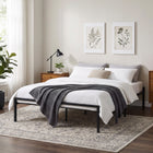 Isla Queen Metal Bed Frame - Black