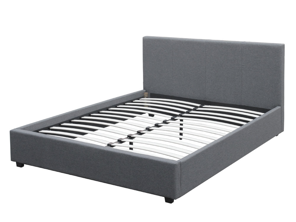 Treasurebox SHASTA King Bed Frame - DARK GREY