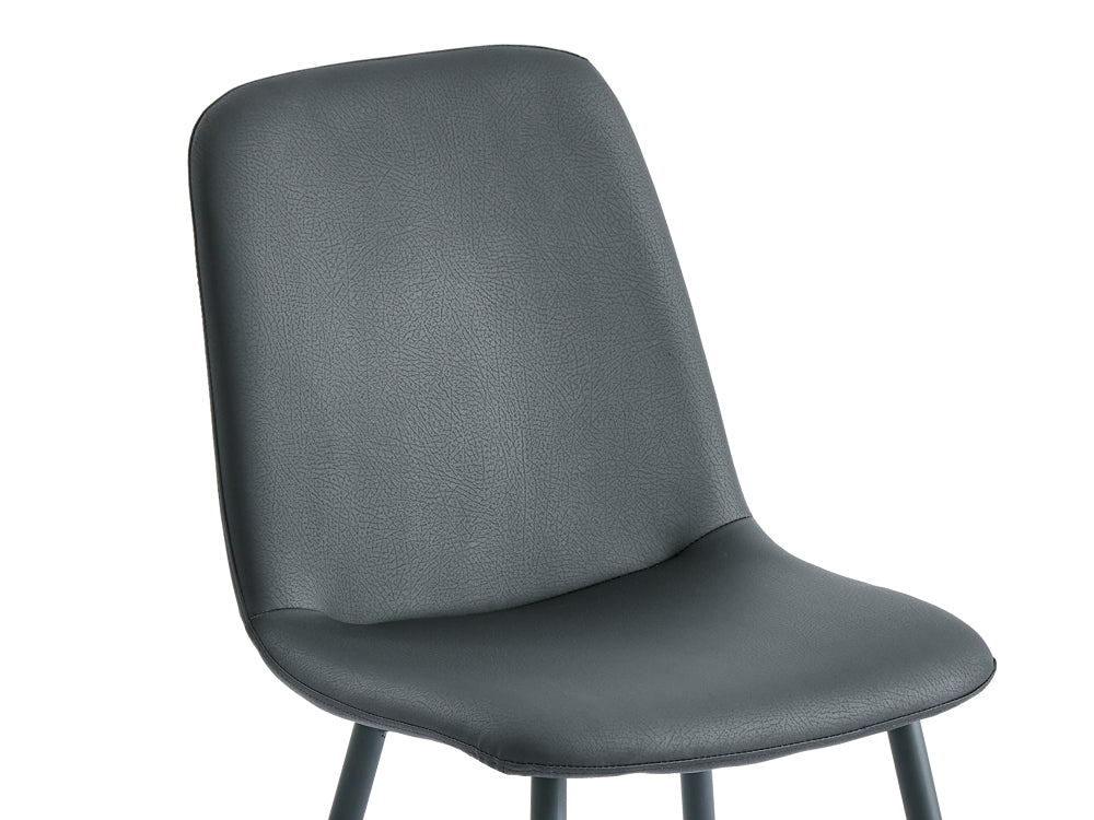 Treasurebox CALLIE 4PCS Dining Chair - DARK GREY