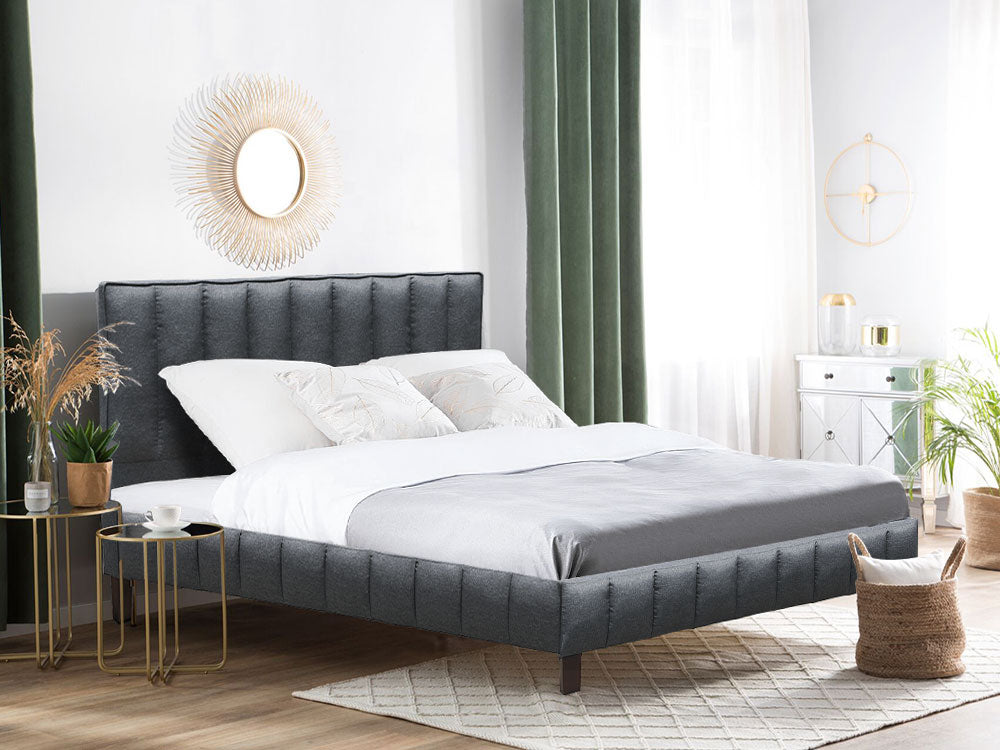 Treasurebox EIGER King Bed Frame - DARK GREY
