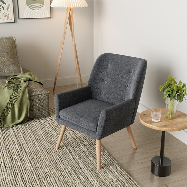 Lina Armchair - Dark Grey