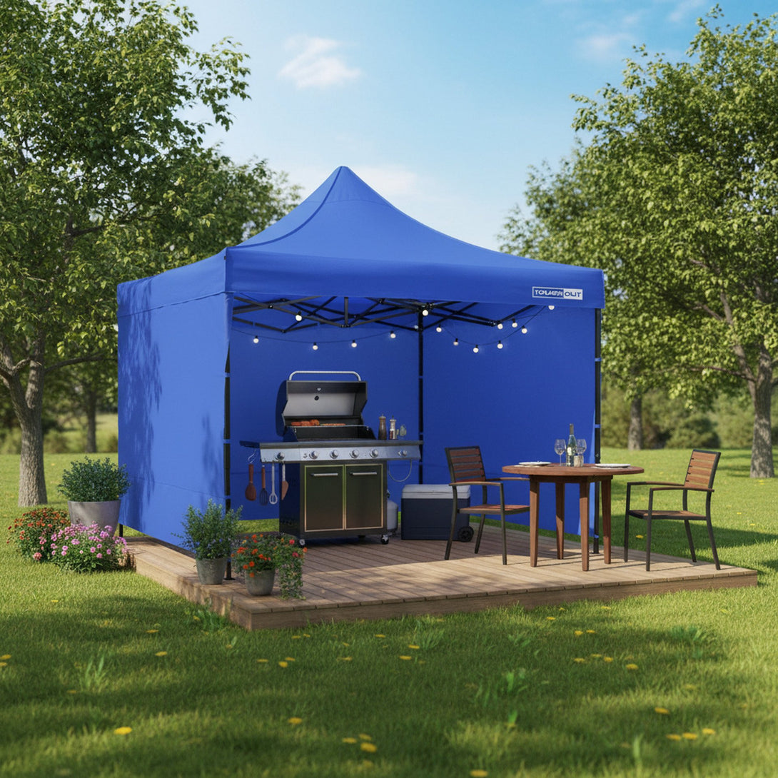 Toughout Breeze Gazebo 3 x 3m - Blue