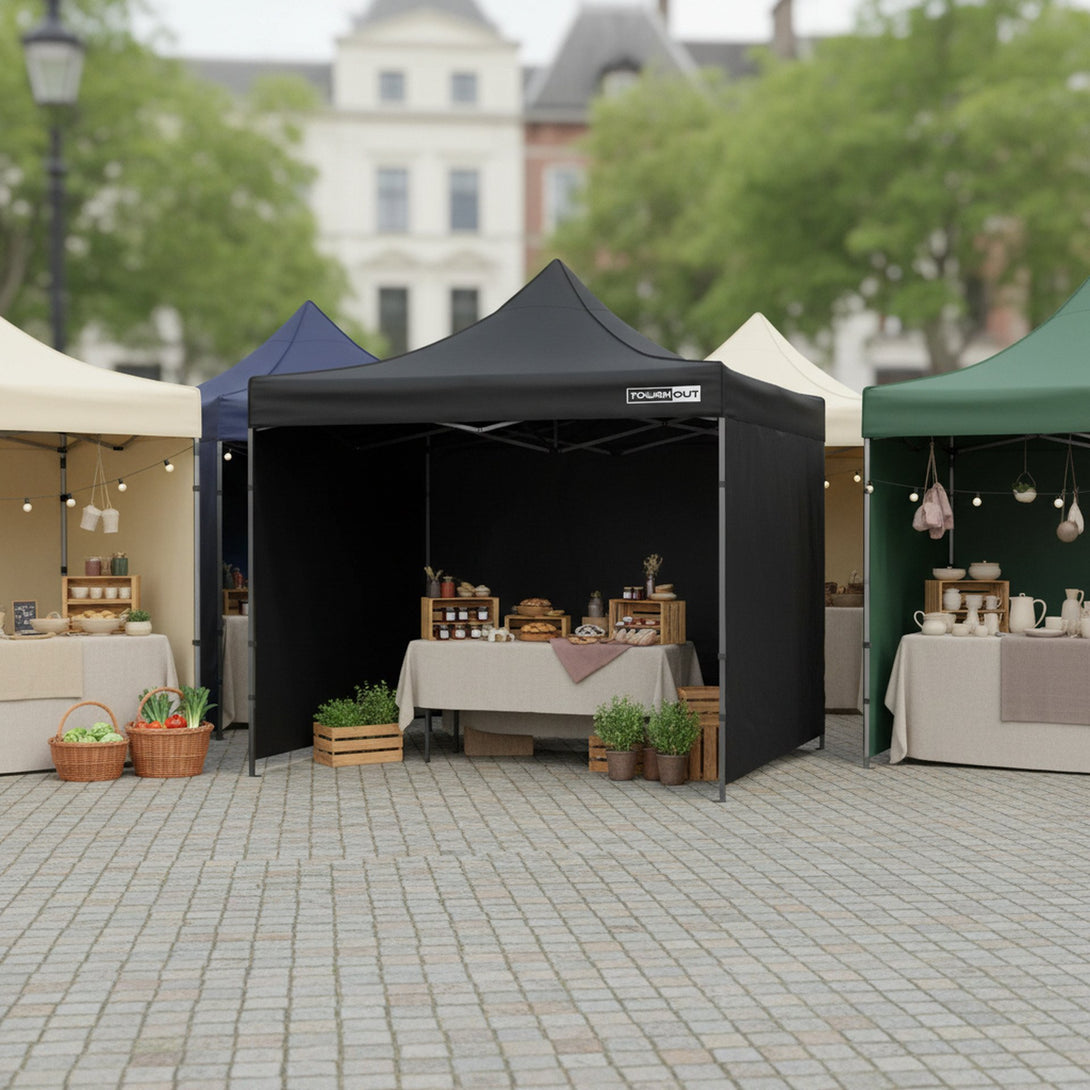 Toughout Breeze Gazebo 3 x 3m - Black