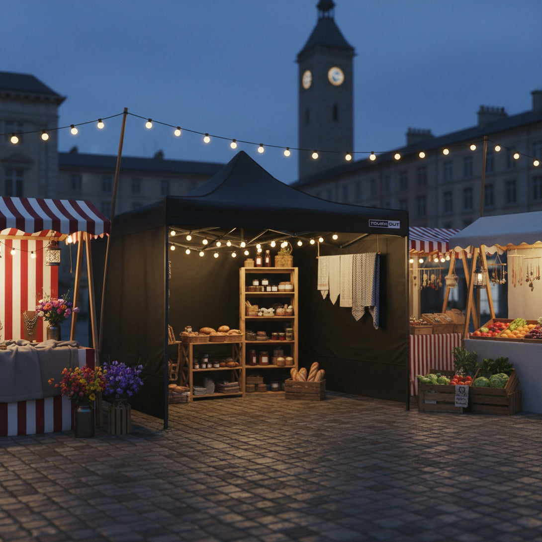 Toughout Breeze Gazebo 3 x 3m - Black