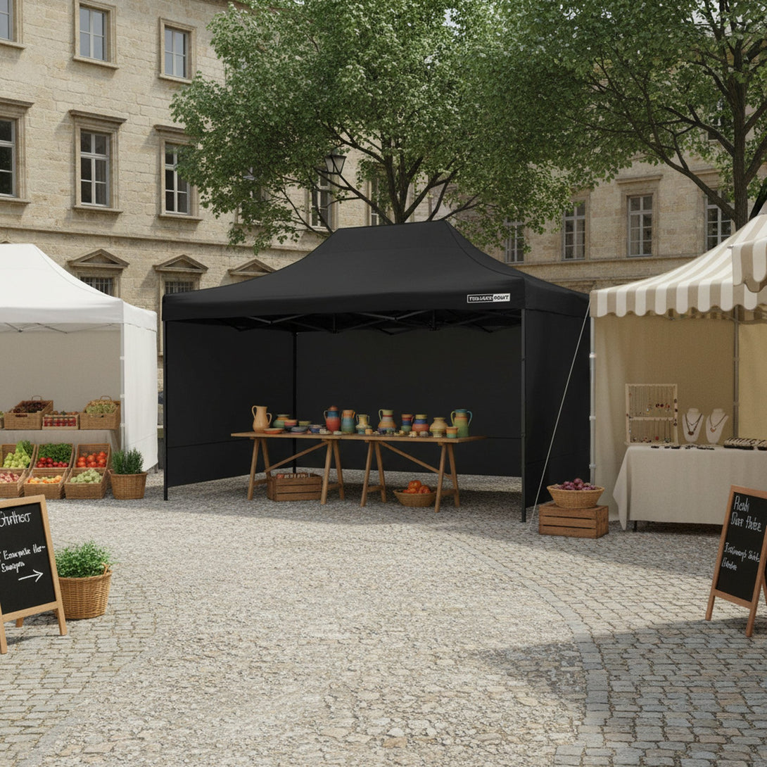 Toughout Breeze Gazebo 3 x 4.5m - Black