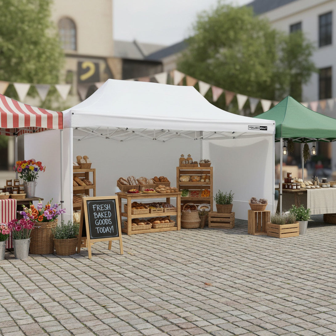 Toughout Breeze Gazebo 3 x 4.5m - White
