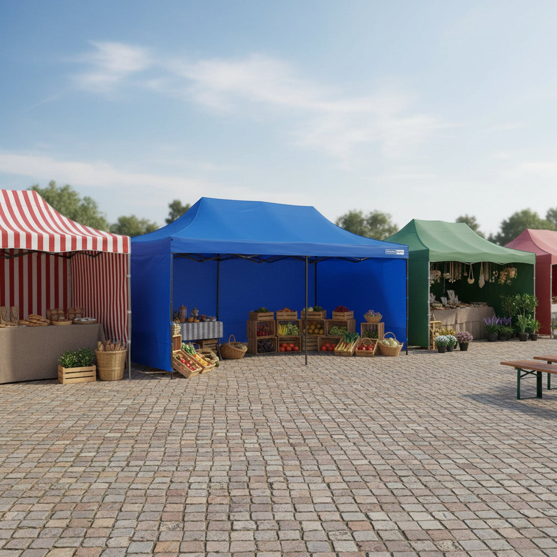 Toughout Breeze Gazebo 3 x 6m - Blue