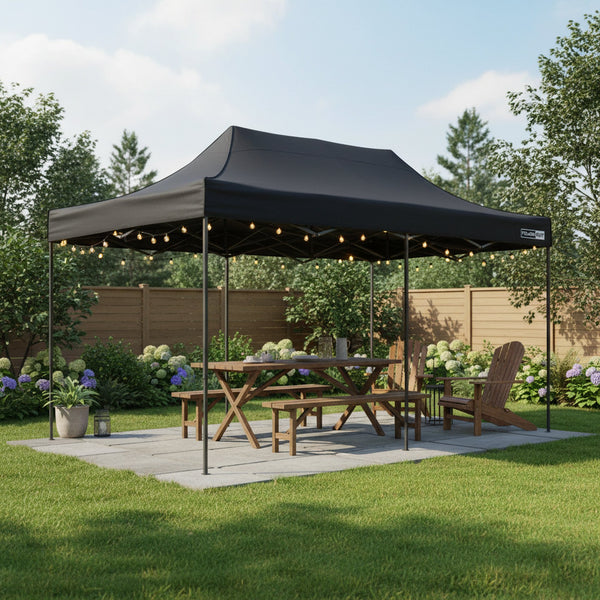 Toughout Breeze Gazebo 3 x 6m - Black