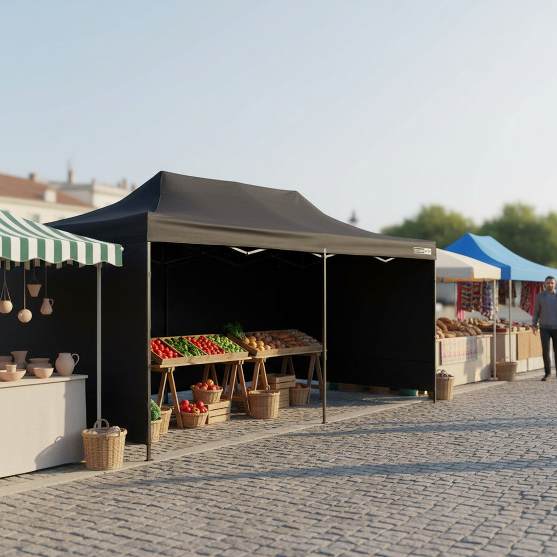 Toughout Breeze Gazebo 3 x 6m - Black