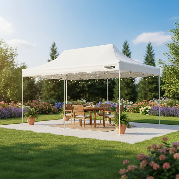 Toughout Breeze Gazebo 3 x 6m - White