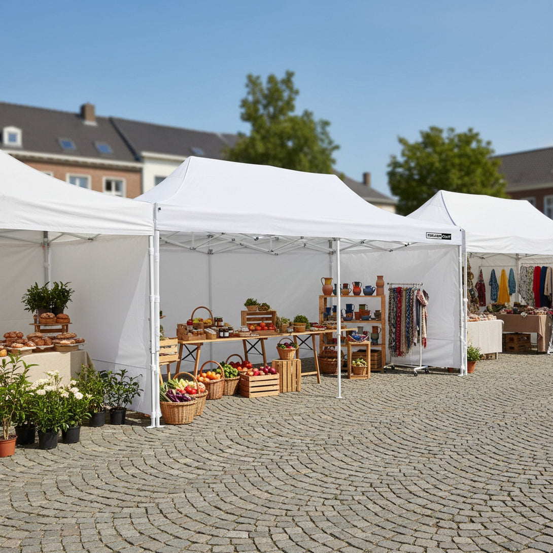 Toughout Breeze Gazebo 3 x 6m - White