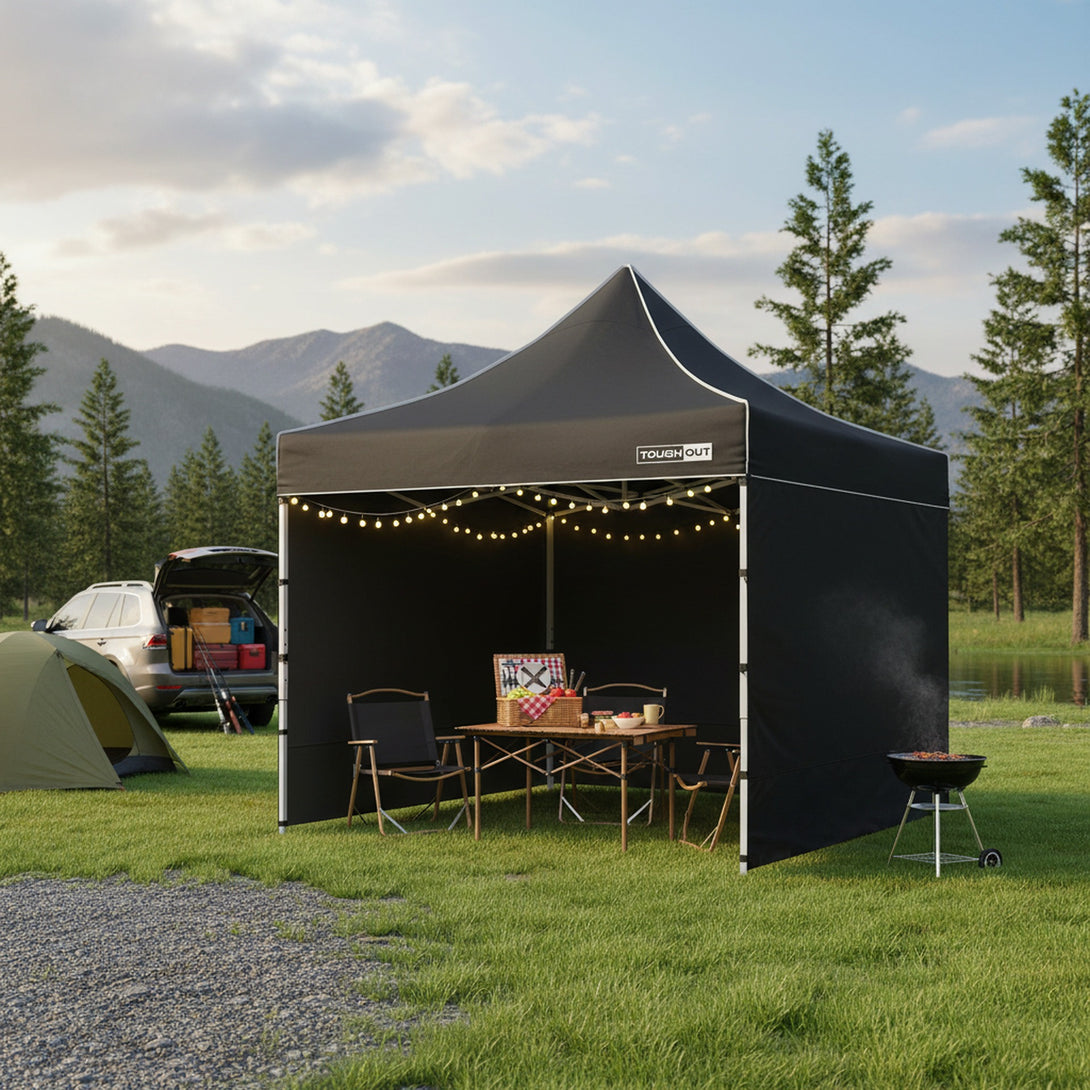 Toughout Thunderstorm Gazebo 3 x 3m - Black