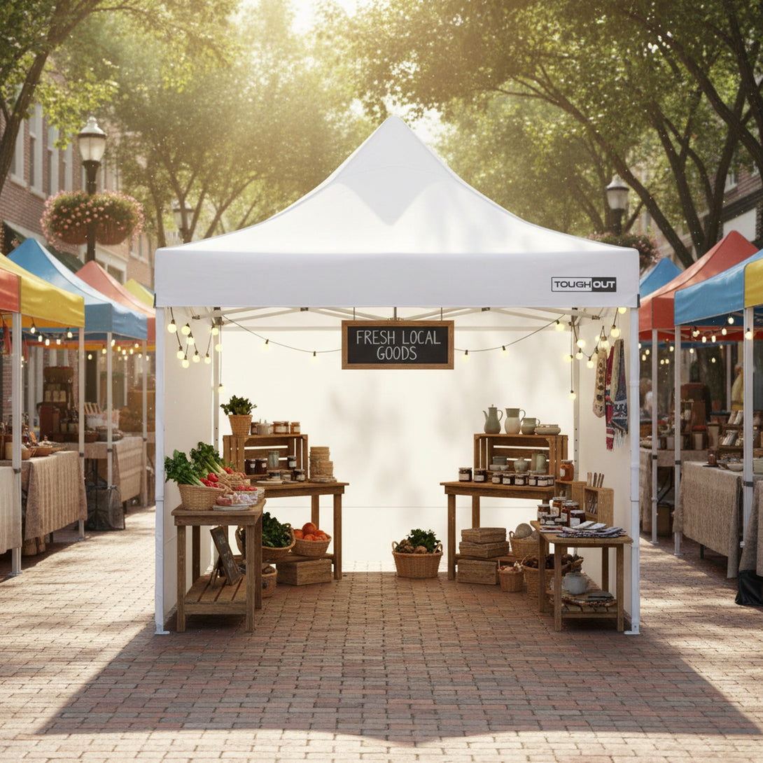 Toughout Thunderstorm Gazebo 3 x 3m - White