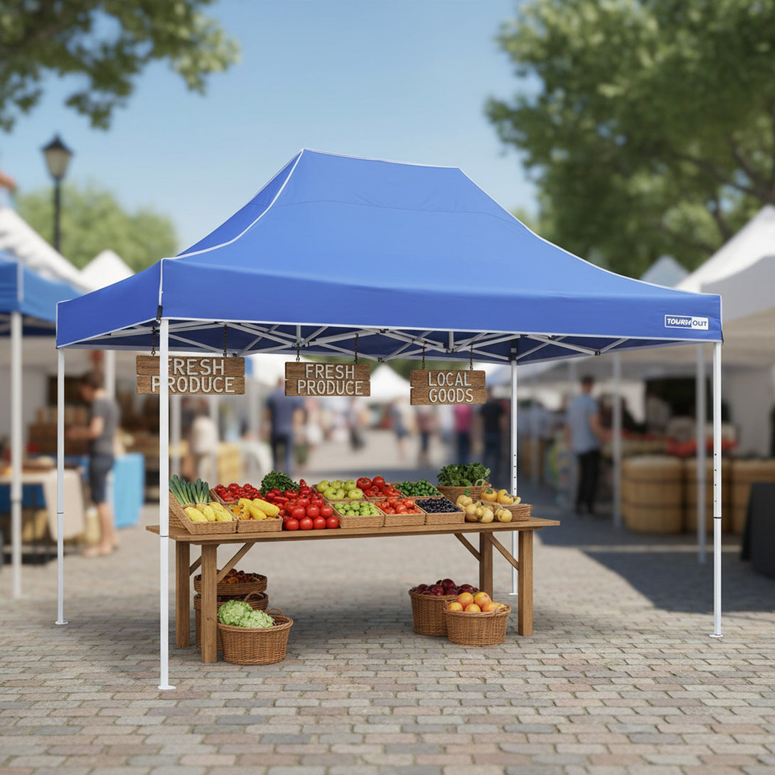 Toughout Thunderstorm Gazebo 3 x 4.5m - Blue