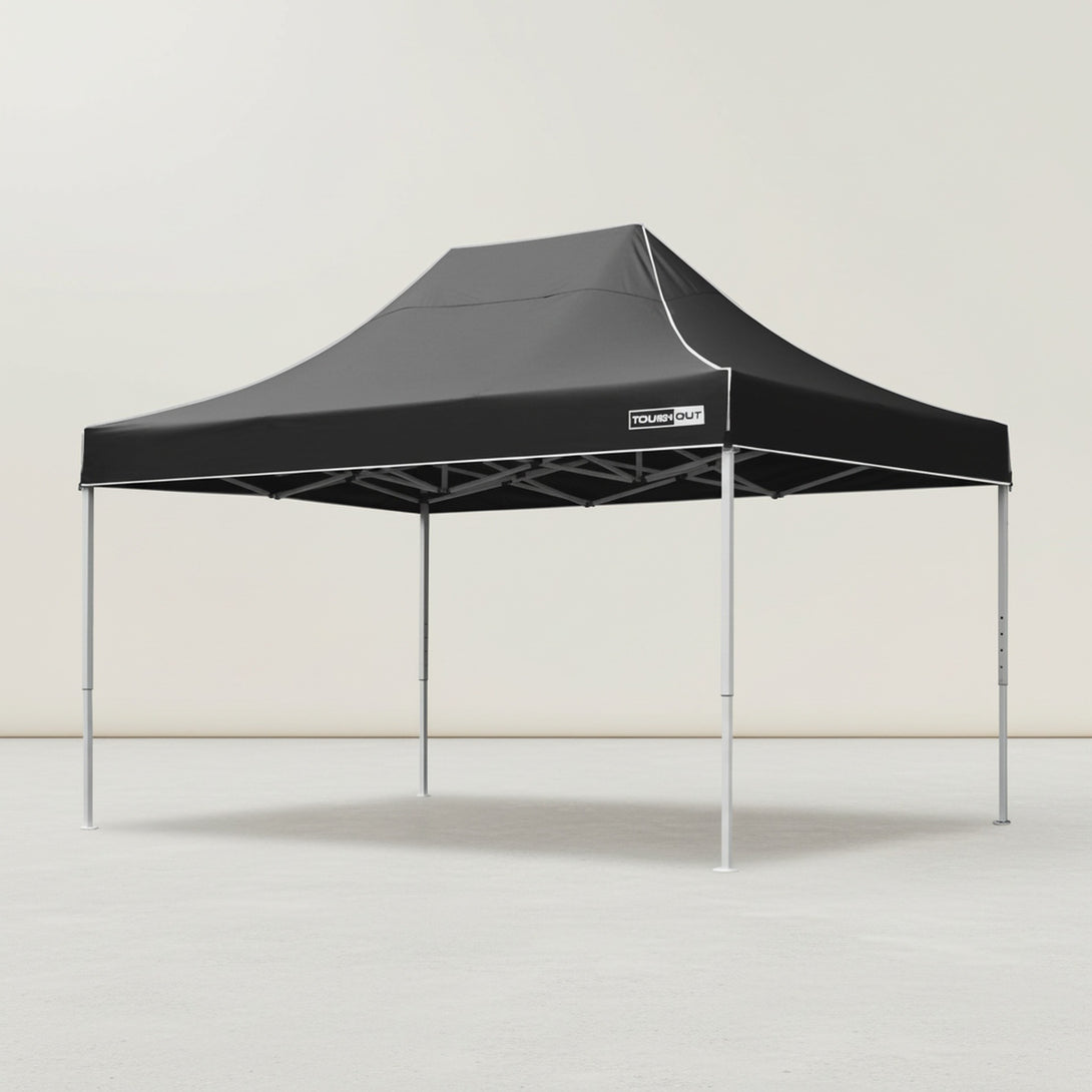 Toughout Thunderstorm Gazebo 3 x 4.5m - Black