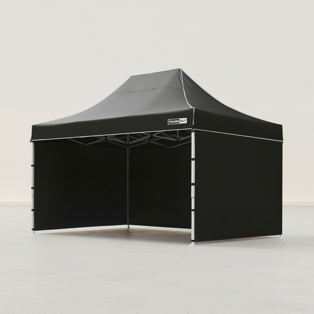 Toughout Thunderstorm Gazebo 3 x 4.5m - Black
