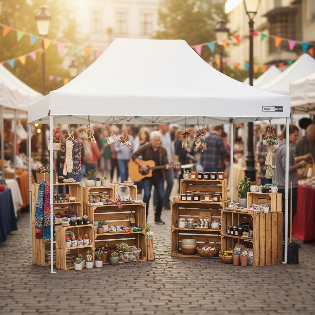 Toughout Thunderstorm Gazebo 3 x 4.5m - White
