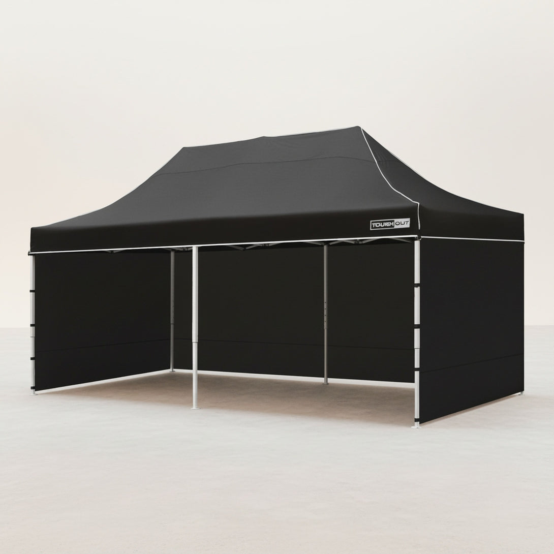 Toughout Thunderstorm Gazebo 3 x 6m - Black