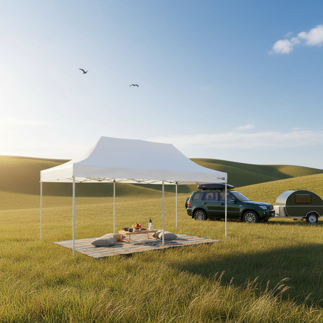 Toughout Thunderstorm Gazebo 3 x 6m - White