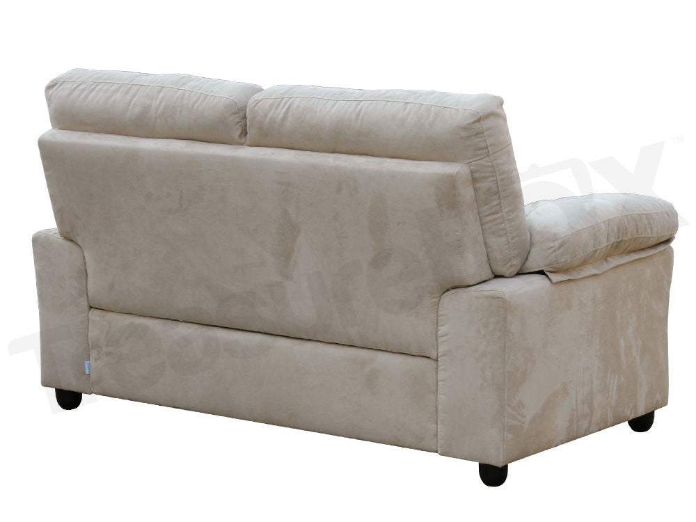 Back view of LAWRENCE 2-Seater Sofa featuring plush upholstery and modern design for any living space.